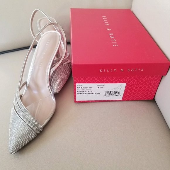 Kelly & Katie Evening Sling Back Heels - Picture 2 of 5